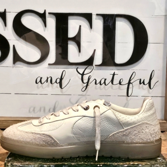 Represent Virtus Leather Suede Sneakers Off White Mns 13 #24770739 - Picture 3 of 9